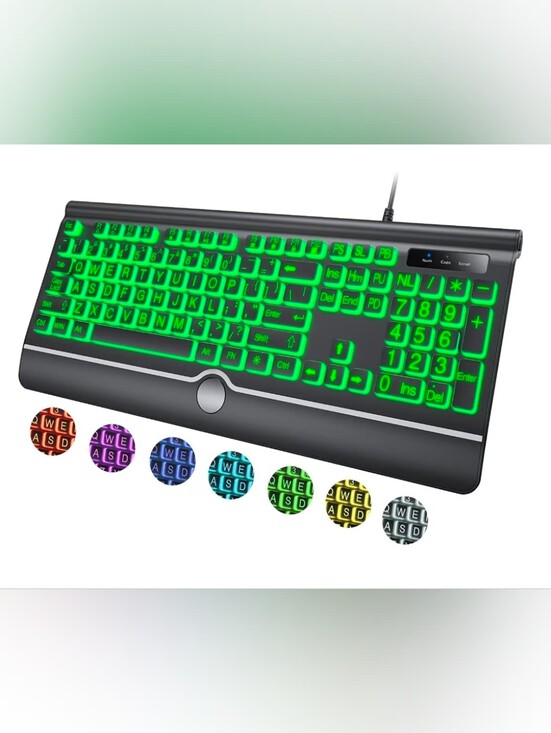 Other - Gaming Backlit USB Keyboard - Green LED